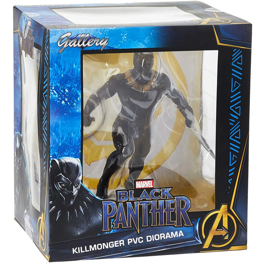 Diamond Select Black Panther Movie Marvel Gallery PVC Statue Killmonger 23cm