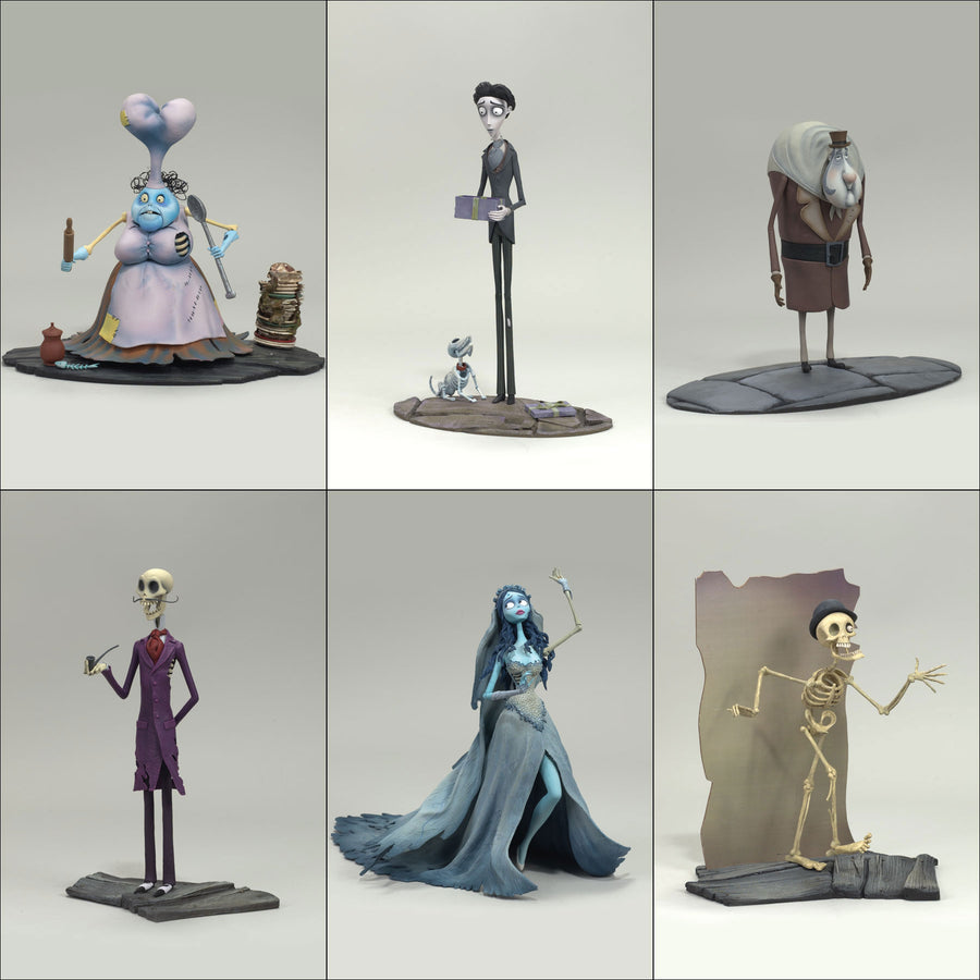 McFarlane Tim Burton's The Corpse Bride Series 2 Full Set of 6 Action Figures