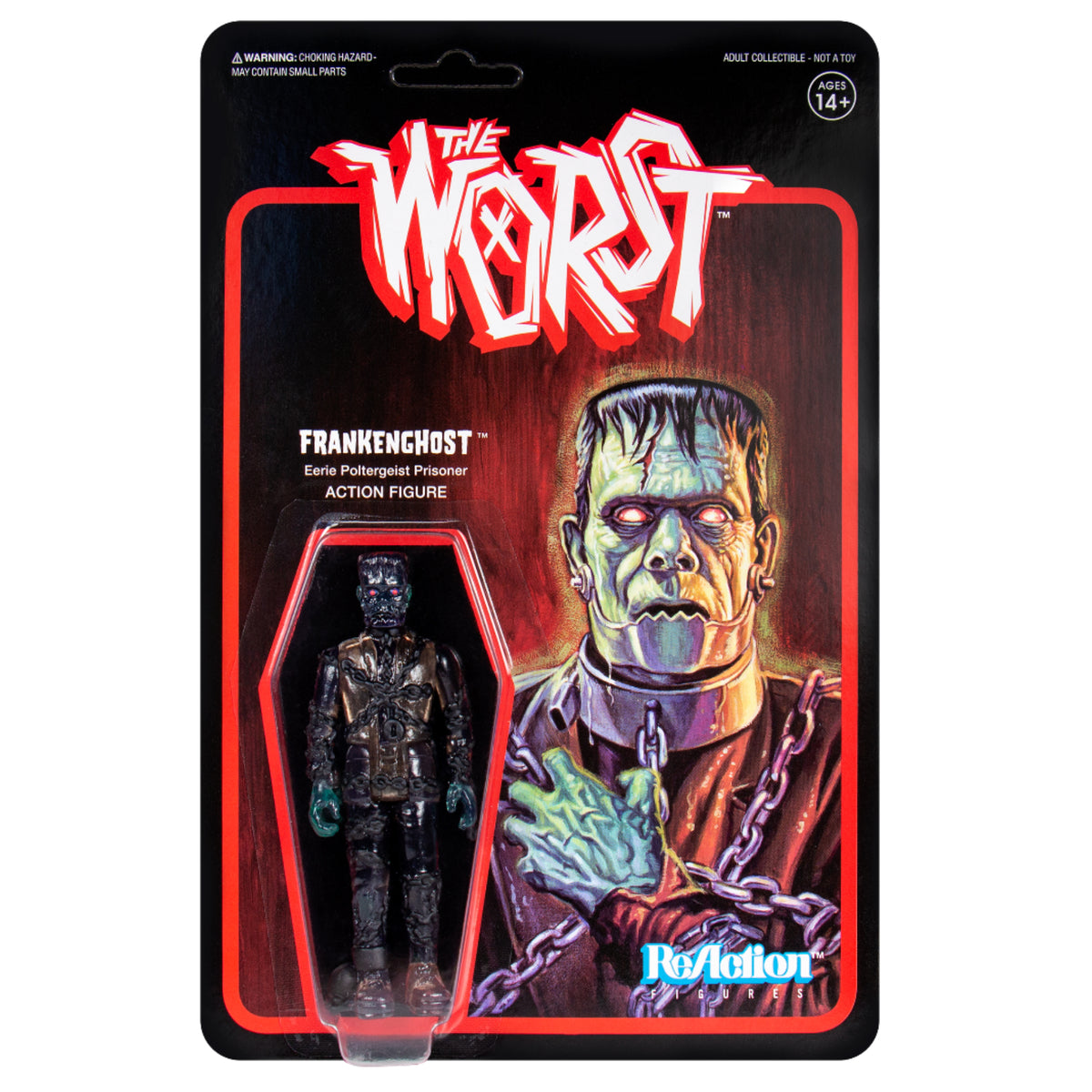 Super7 The Worst ReAction Figure Frankenghost Eerie Poltergeist Prisoner