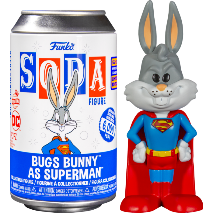 Funko Soda Looney Tunes Bugs Bunny as Superman Wondrous Con Exclusive