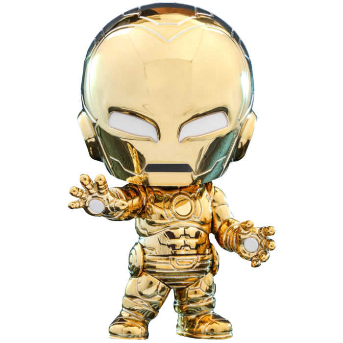 Hot Toys Marvel Comics Cosbaby Mini Figure Iron Man Metallic Gold
