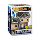 Funko Back to the Future POP! & Tee Box Doc with Helmet