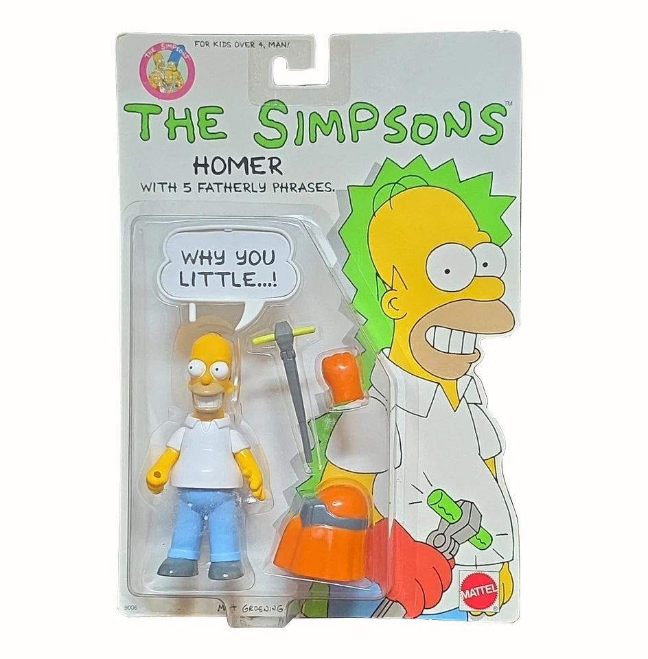 Mattel 1990 Simpsons Homer Action Figure