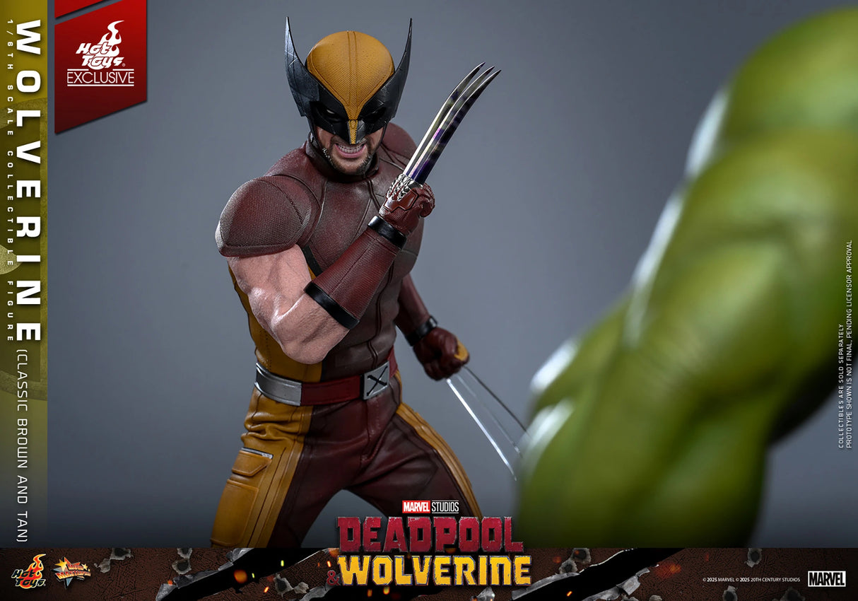 Hot Toys MMS831 Wolverine Classic 1/6 Scale Figure Deadpool & Wolverine
