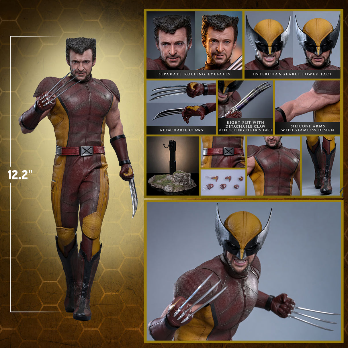 Hot Toys MMS831 Wolverine Classic 1/6 Scale Figure Deadpool & Wolverine
