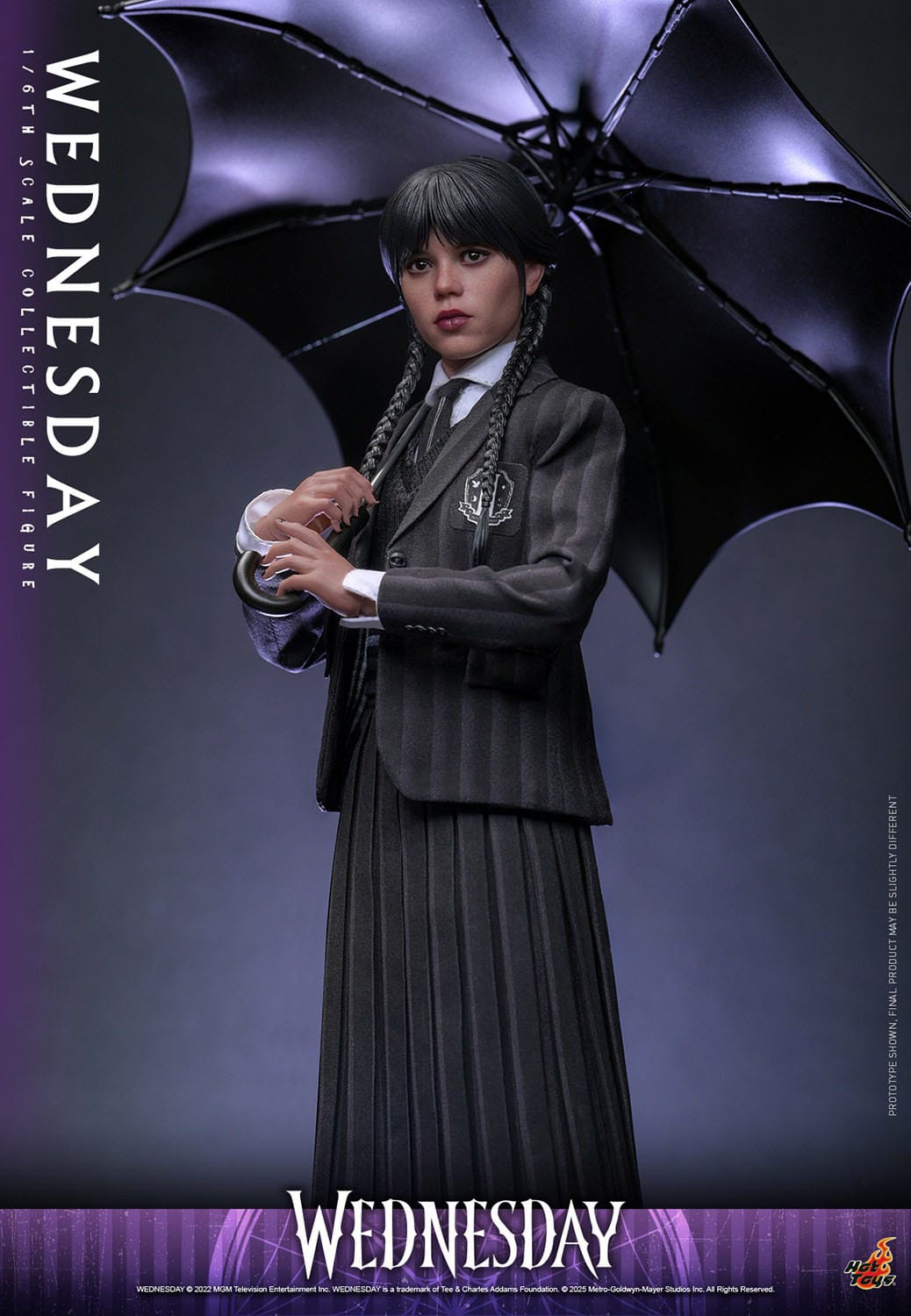 Hot Toys Wednesday Addams (Jenna Ortega) Collectible 1/6 Scale Figure TMS135