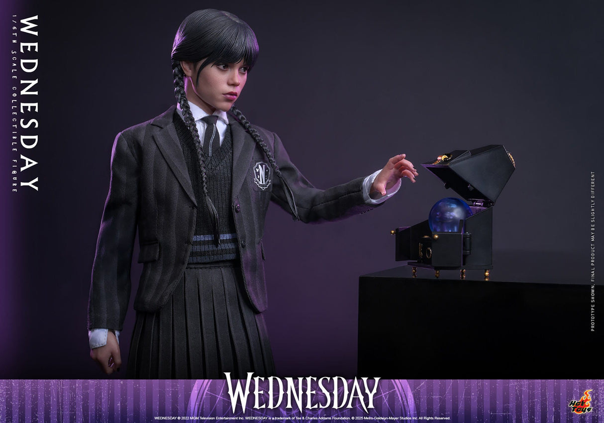 Hot Toys Wednesday Addams (Jenna Ortega) Collectible 1/6 Scale Figure TMS135