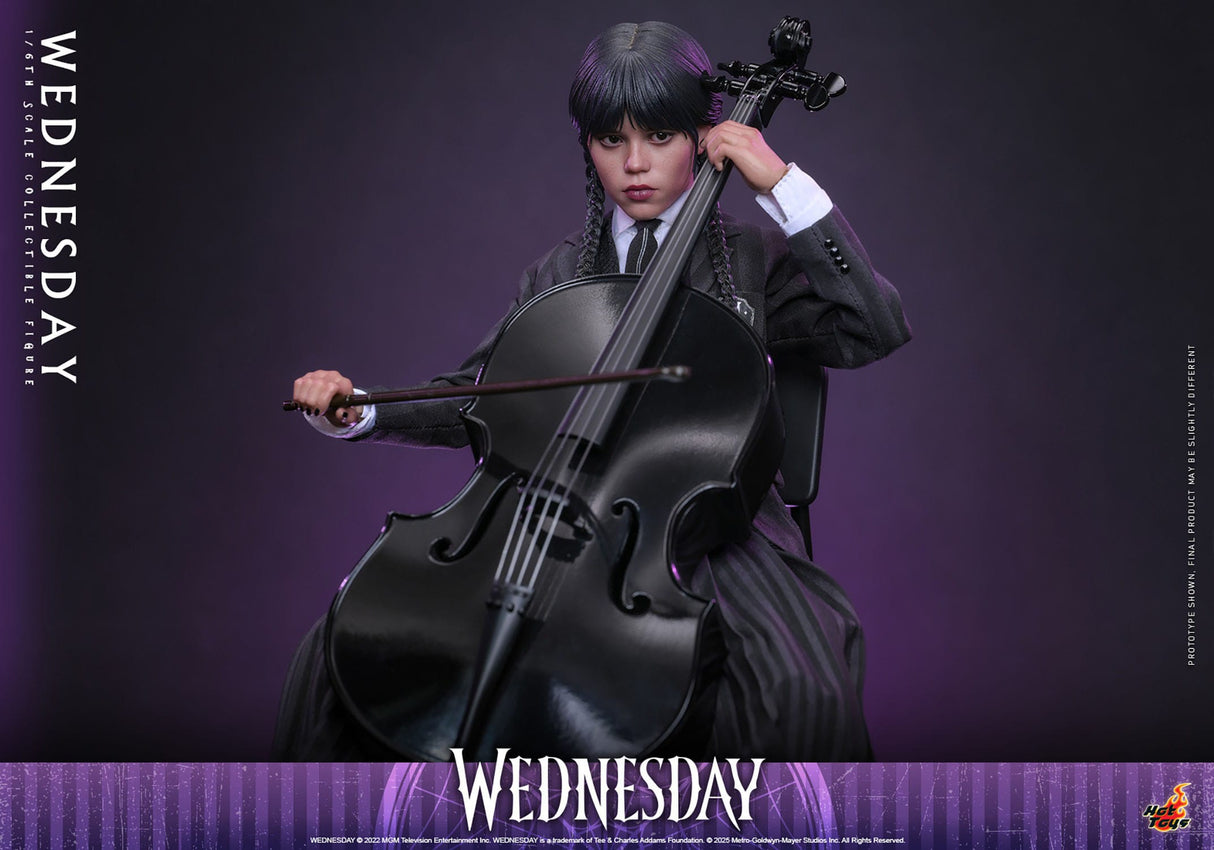 Hot Toys Wednesday Addams (Jenna Ortega) Collectible 1/6 Scale Figure TMS135