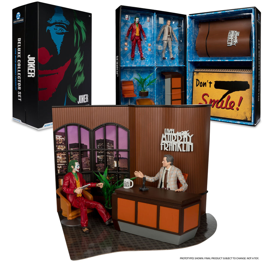 McFarlane The Joker Deluxe Collector Set Live with Murray Franklin Action Figure