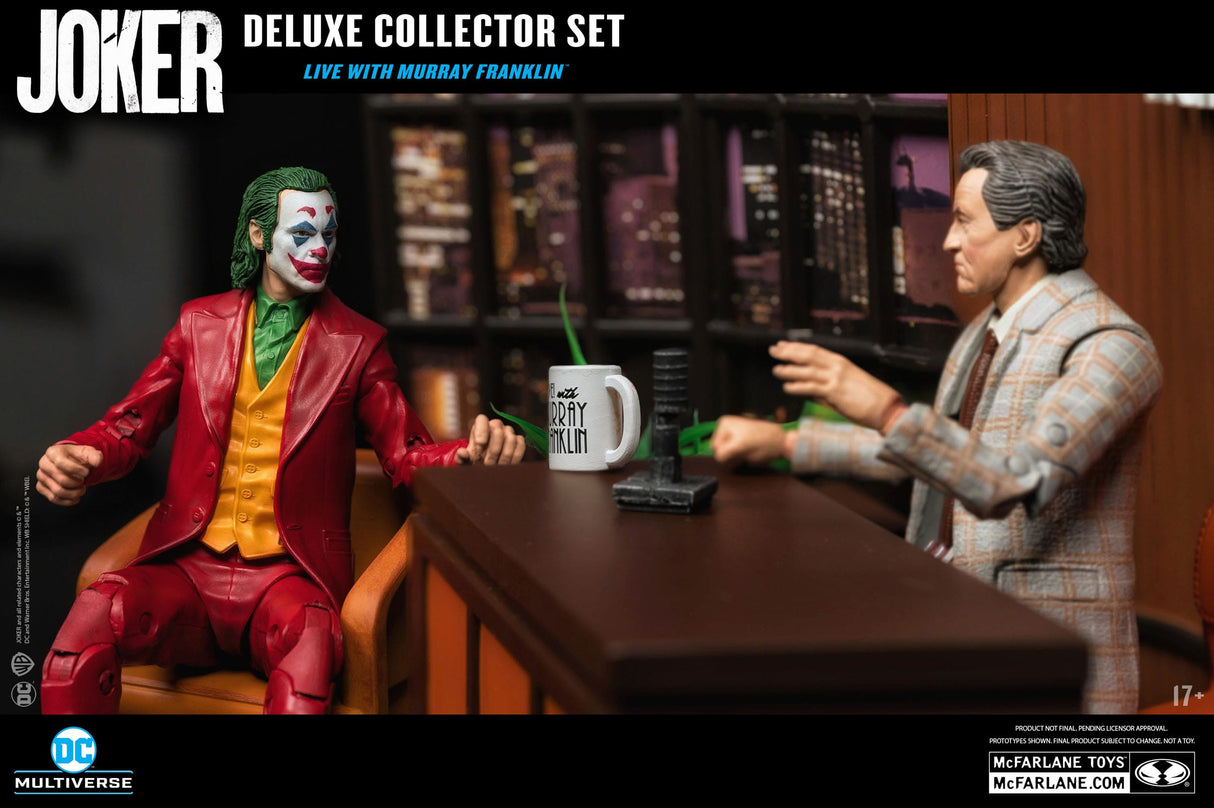 McFarlane The Joker Deluxe Collector Set Live with Murray Franklin Action Figure