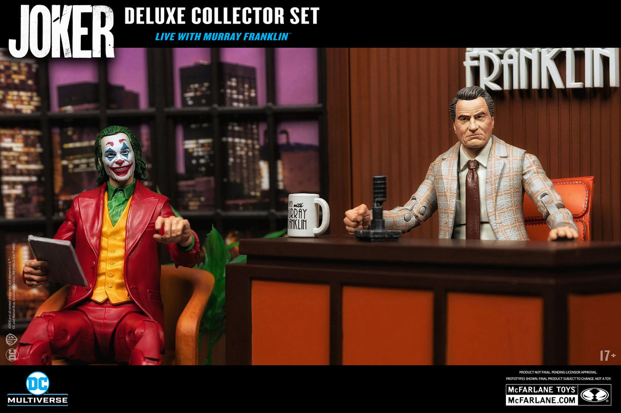 McFarlane The Joker Deluxe Collector Set Live with Murray Franklin Action Figure