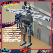 Mezco Superman The Mechanical Monsters (1941) 5 Points Action Figures Deluxe Box Set 10 cm