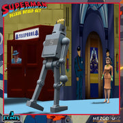 Mezco Superman The Mechanical Monsters (1941) 5 Points Action Figures Deluxe Box Set 10 cm