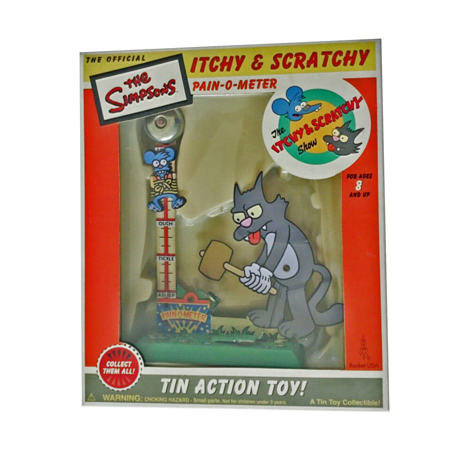 Rocket USA Simpsons Itchy and Scratchy Pain O Meter