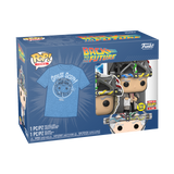 Funko Back to the Future POP! & Tee Box Doc with Helmet