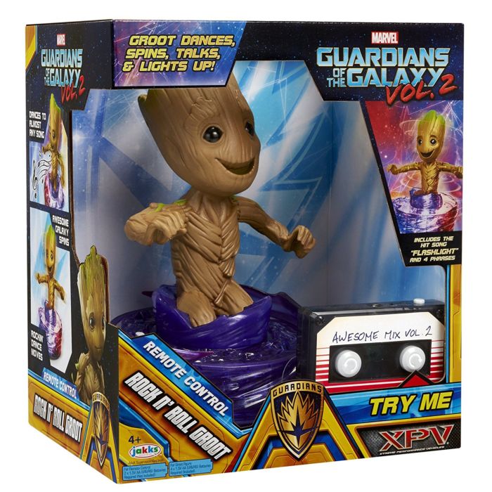 Guardians of the Galaxy: Vol. 2 - Rock n’ Roll Groot 11” Remote Control Dancing Figure