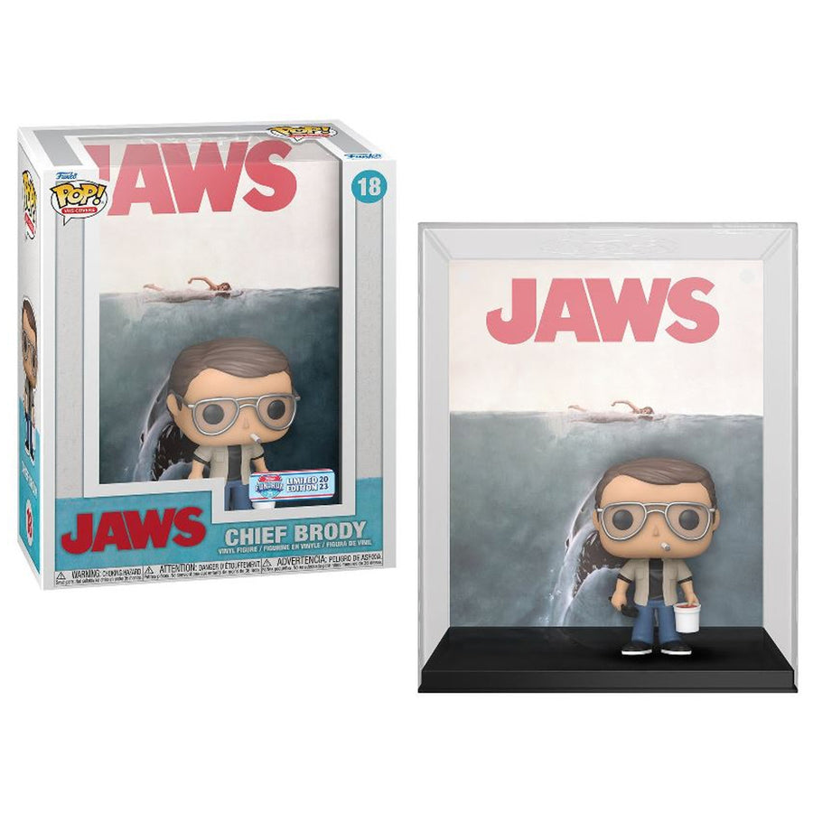 Funko POP! Jaws Poster Chief Brody 18 Fun on the Run Exclusive Vinyl Figure