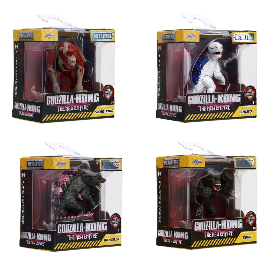Jada Godzilla Nano Metalfigs Diecast Mini Figures Wave 1