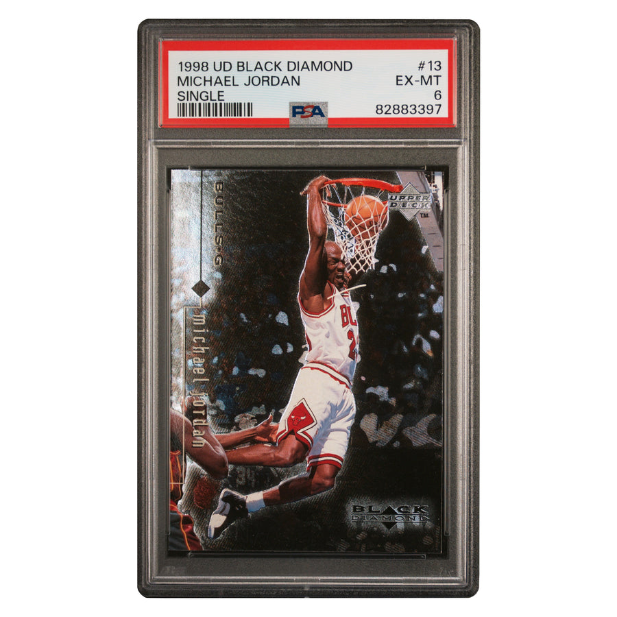 Michael Jordan 1998 Upper Deck Black Diamond PSA 6