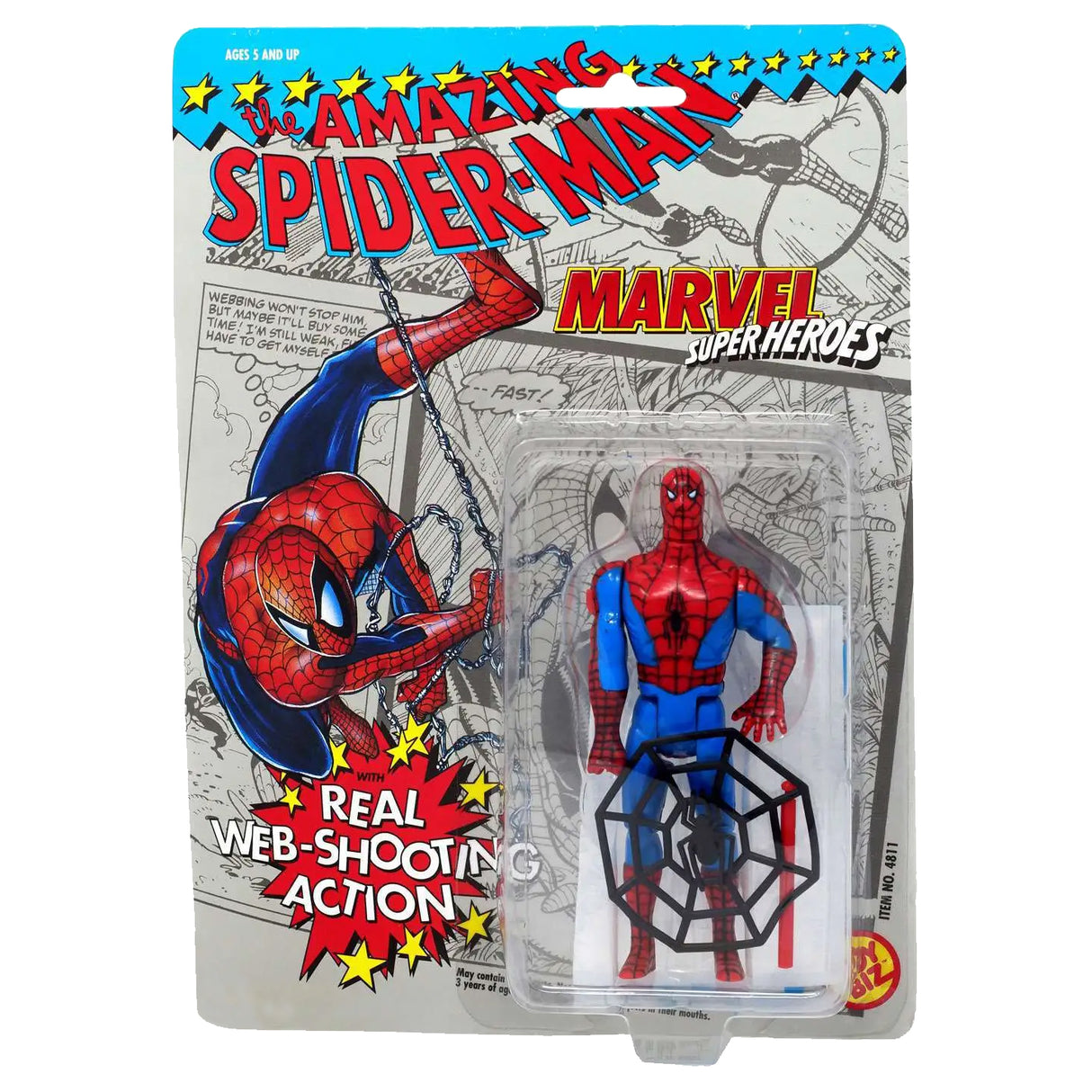 Marvel Super Heroes Spider-Man Action Figure [Web-Shooting Action]