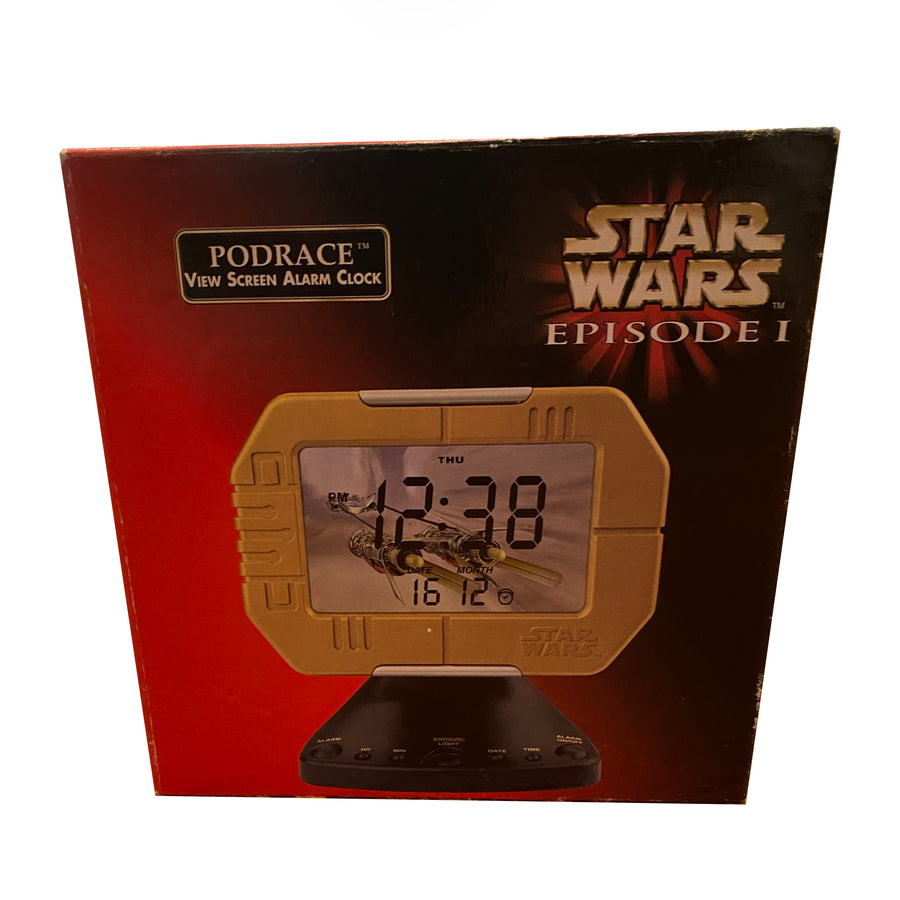 Star Wars Episode I Podrace View Screen Alarm Clock Collectible