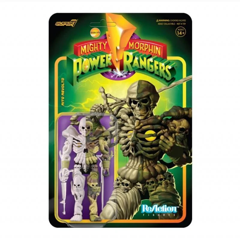 Super7 Power Rangers Rito Revolto Reaction Figure