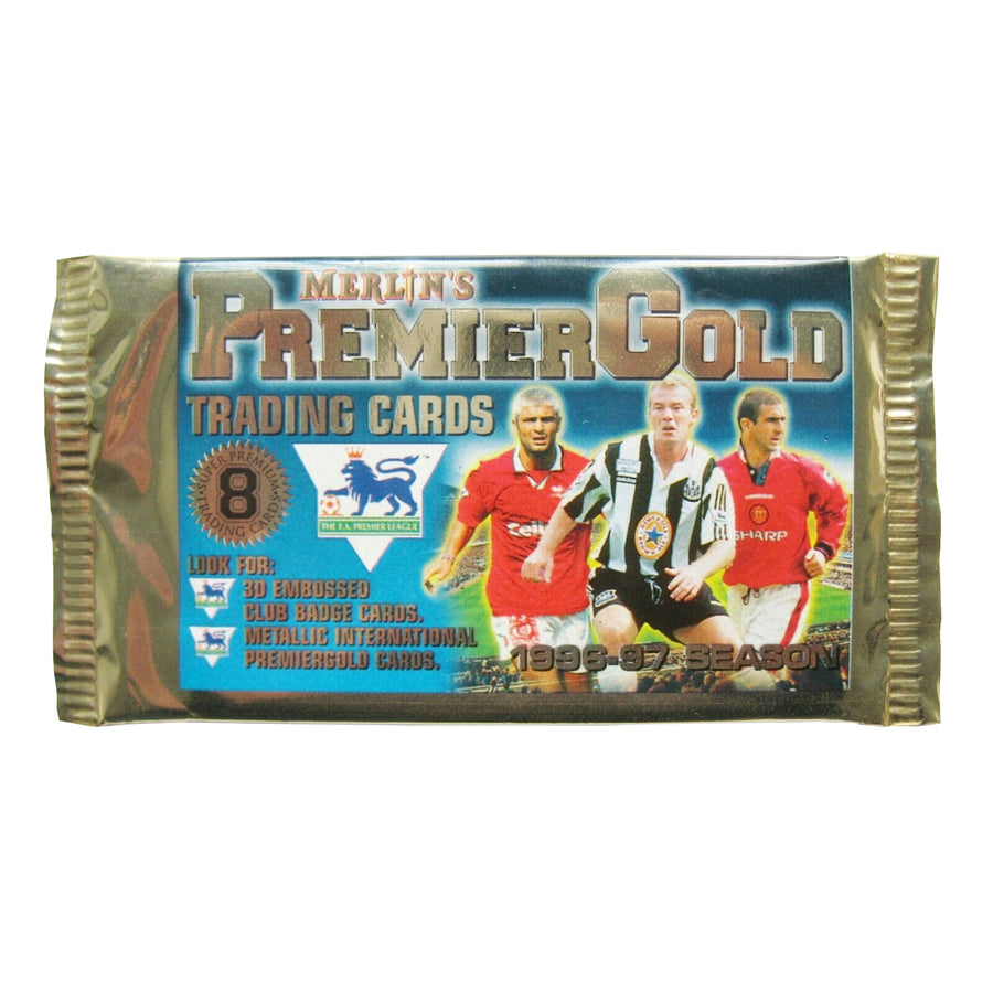 Merlin Premier League Gold 1996/1997 Football Soccer Cards Full Box