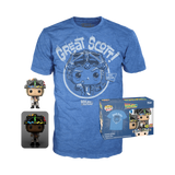 Funko Back to the Future POP! & Tee Box Doc with Helmet