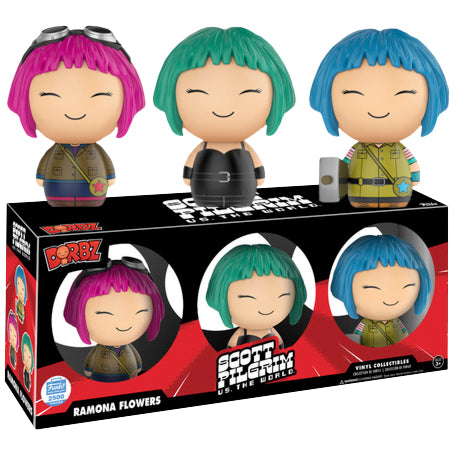 Funko Scott Pilgrim vs the World Ramona Flowers Dorbz Vinyl Figure 3-Pack