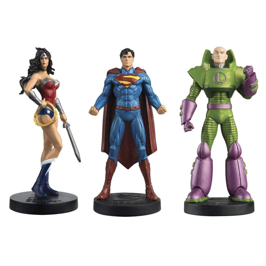 Eaglemoss Masterpiece Collection DC Comics Justice League Wonder Woman Superman Figure Set