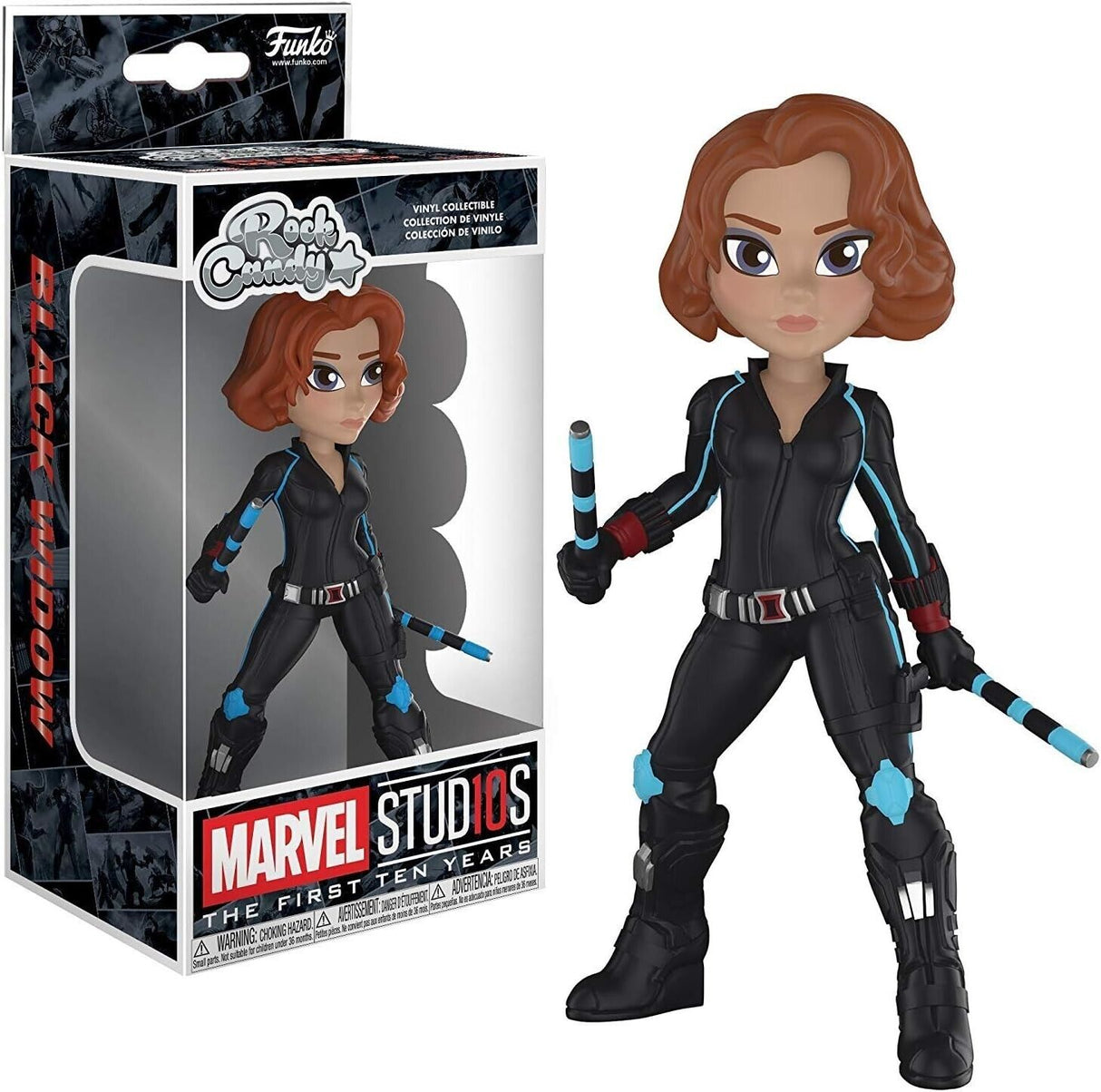 Funko Marvel Studios Avengers Black Widow Rock Candy Vinyl Figure