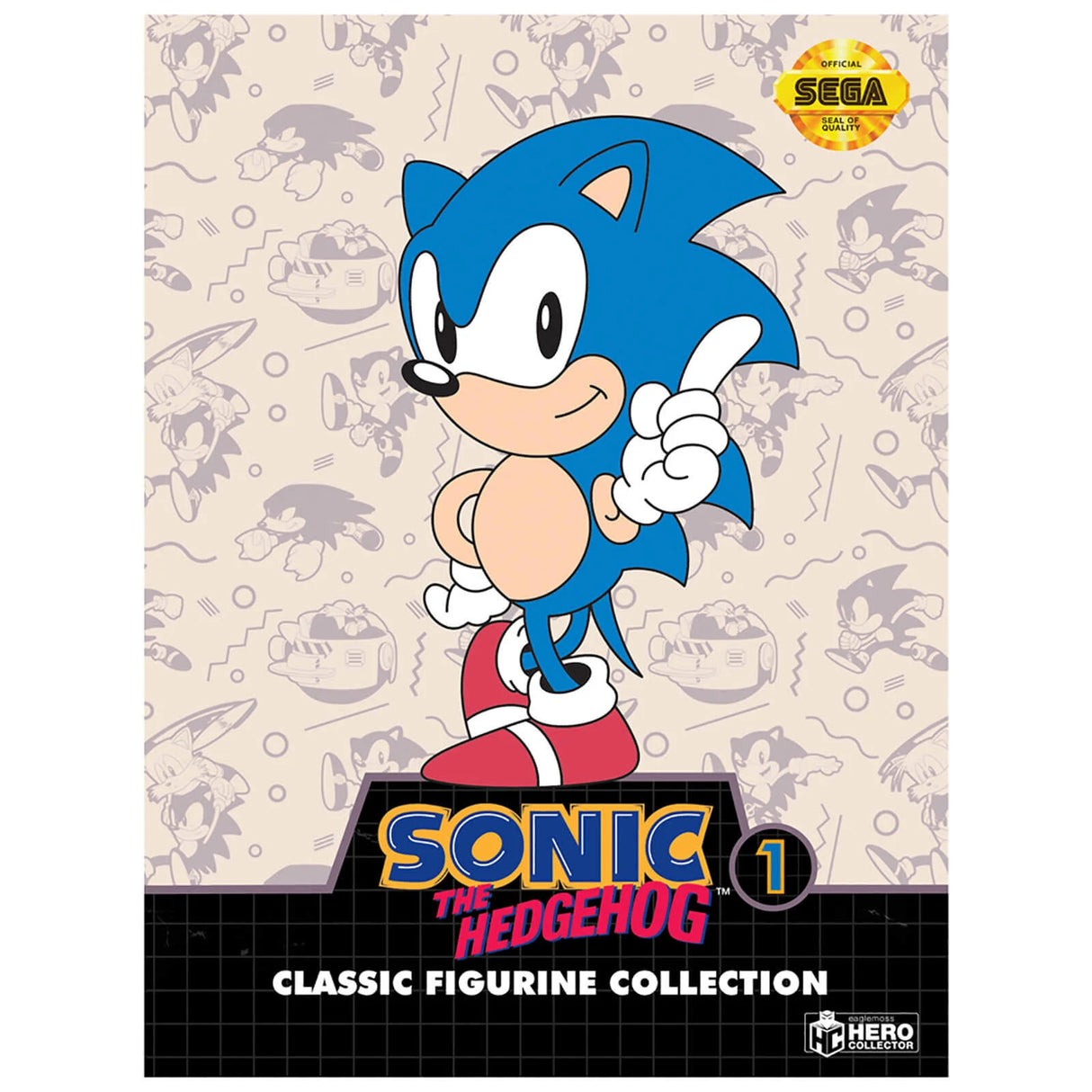 Sonic the Hedgehog Classic Sonic Figure by Eaglemoss