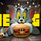 Soap Studio CA178 Tom and Jerry: Mega Burger Bust Figure Statue 1000% Version