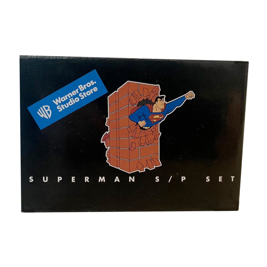 Warner Bros Exclusive DC Superman Salt and Pepper Shaker Set