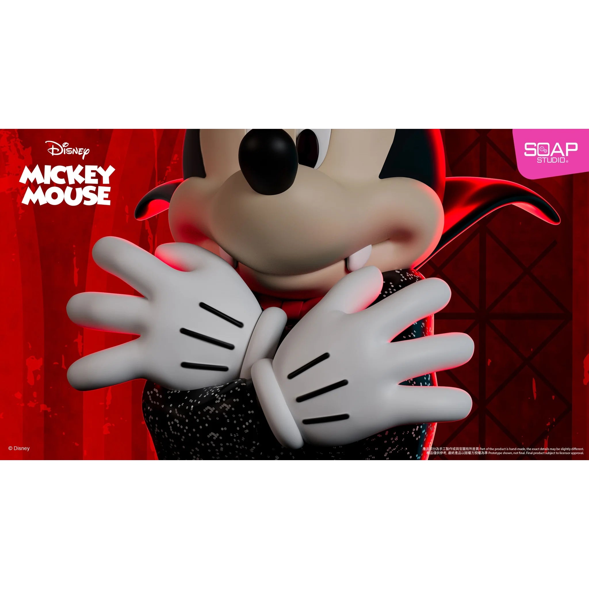 Disney Mickey Mouse Vampire Figure by Soap Studios – Gold Dust Toys