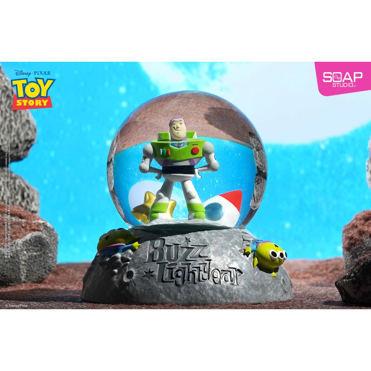 Disney Pixar Toy Story Buzz Lightyear Snow Globe by Soap Studios