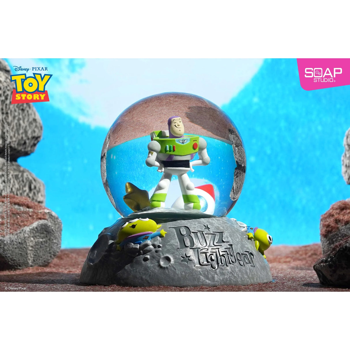 Disney Pixar Toy Story Buzz Lightyear Snow Globe by Soap Studios