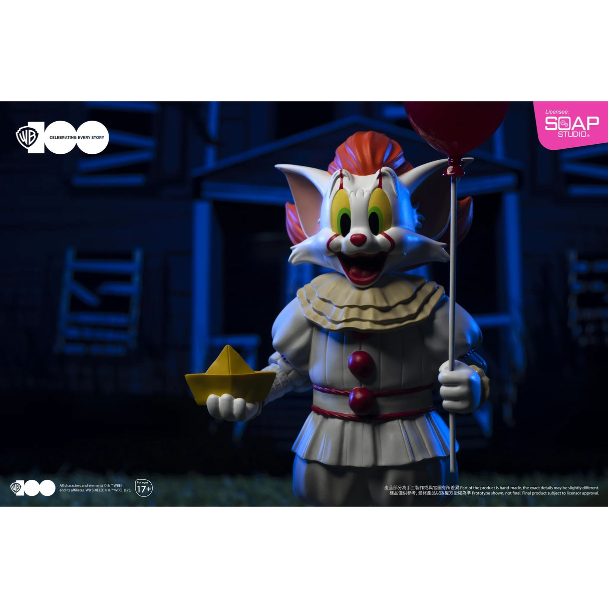 Warner Bros 100th Tom and Jerry x IT Pennywise Statue by Soap Studios