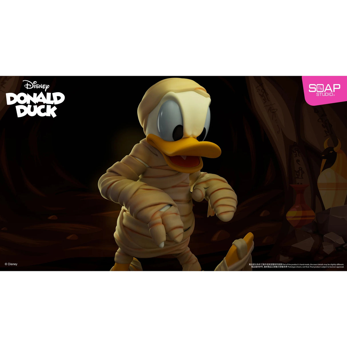 Disney Donald Duck Mummy Figure by Soap Studios