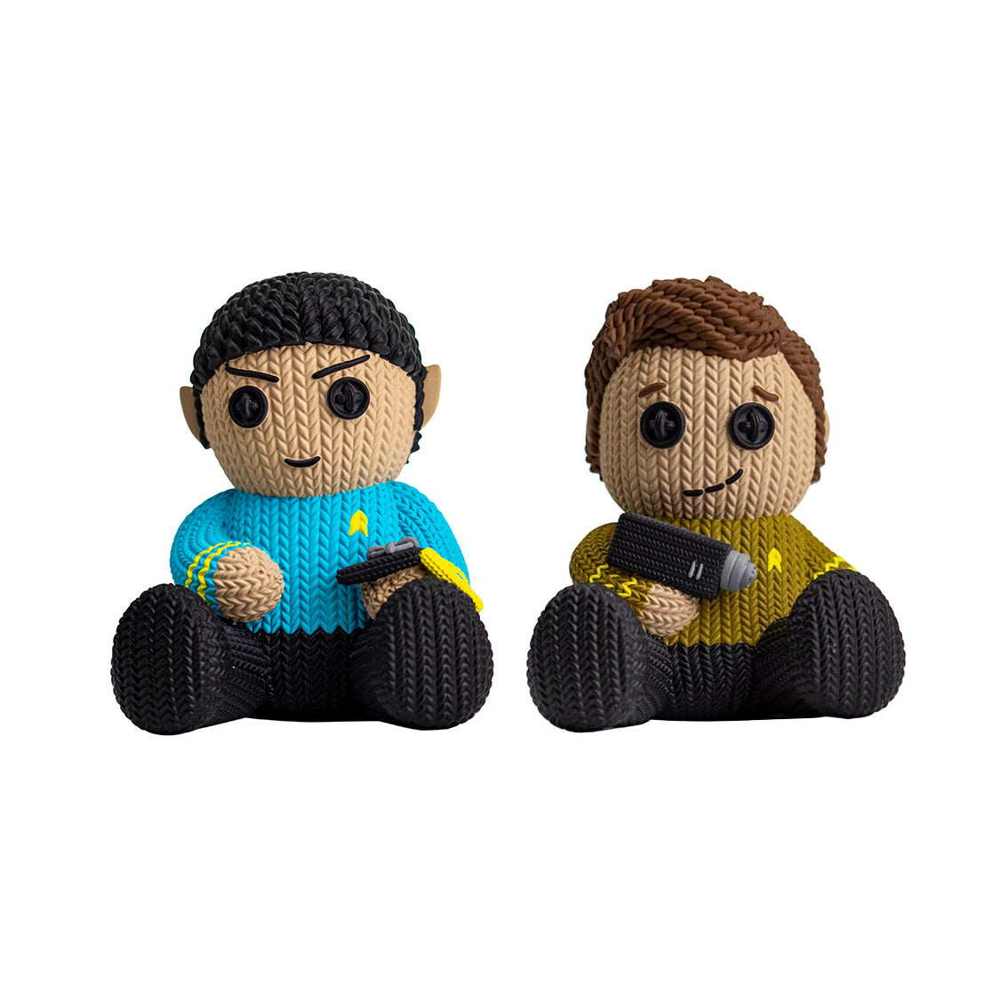 Star Trek Handmade By Robots Kirk and Spock Set of 2 Figures
