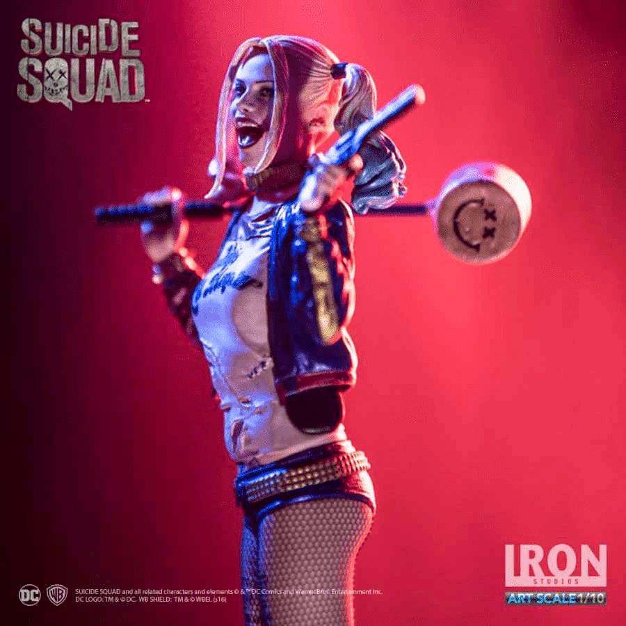 Iron Studios Suicide Squad Harley Quinn 1:10 Scale Statue Ex-Display