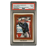 Tom Brady 2024 Topps Composite Portrait Gallery Orange 11/25 PSA 9