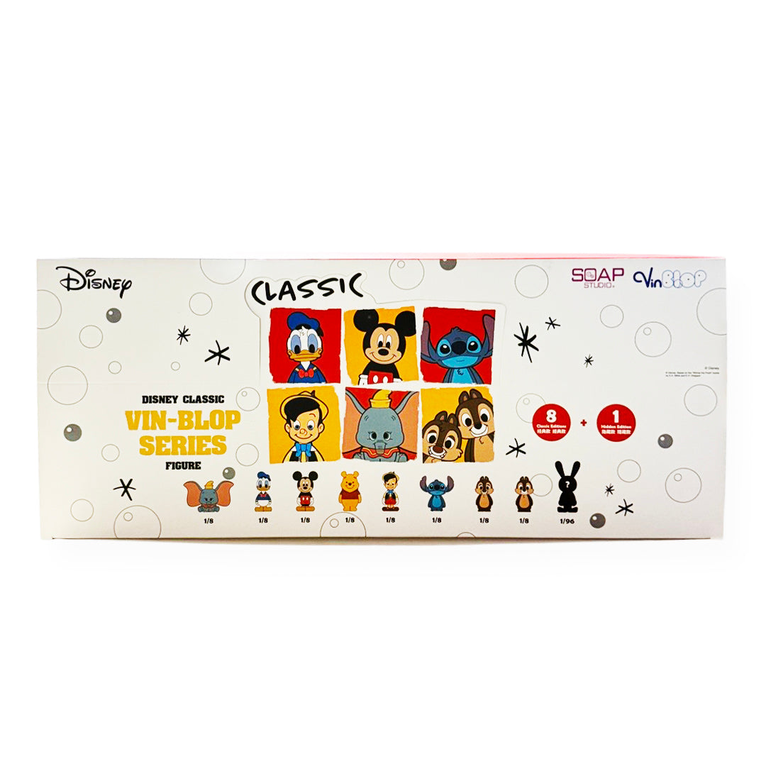 Soap Studio Sealed Box of 8 Blind Box Disney Classic Vin-Blop Series Figures