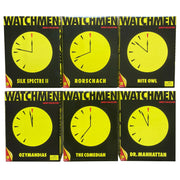 Mattel Watchmen Matty Collector Exclusive Full Set of 6 Action Figures
