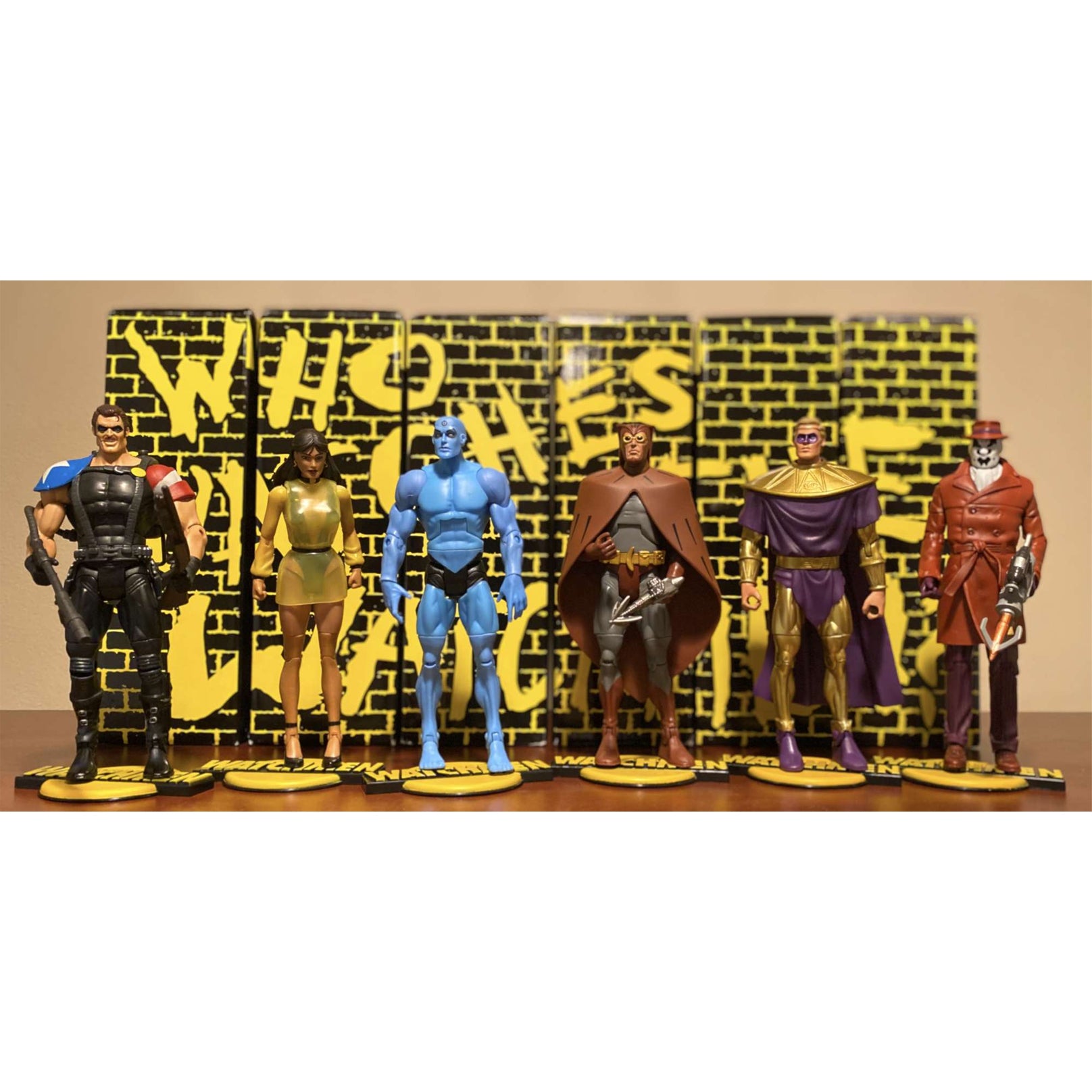 ピ*ツ様 DC ウォッチメン　WATCHMEN 6種セット　フィギュア　マルチバ Mattel Watchmen Matty Collector Exclusive Full Set of 6 Action