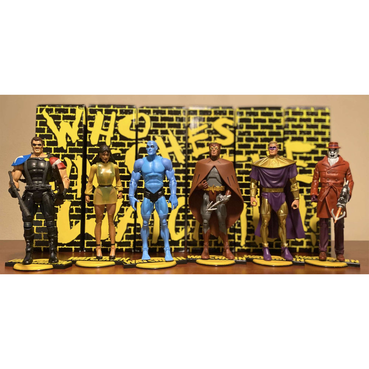 Mattel Watchmen Matty Collector Exclusive Full Set of 6 Action Figures