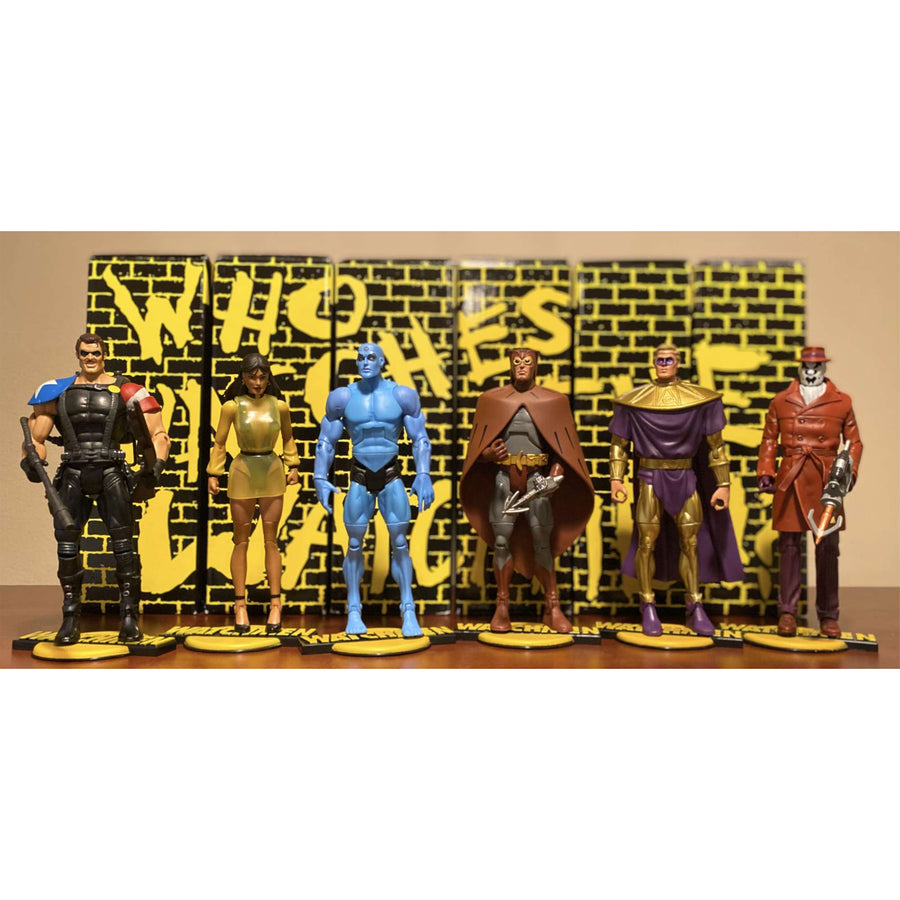 Mattel Watchmen Matty Collector Exclusive Full Set of 6 Action Figures
