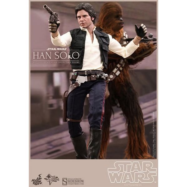 Hot Toys Star Wars: Han and Chewie with Heavy Blaster Action Figure MMS263