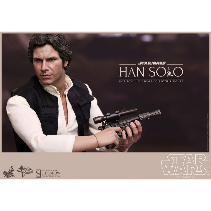 Hot Toys Star Wars: Han and Chewie with Heavy Blaster Action Figure MMS263