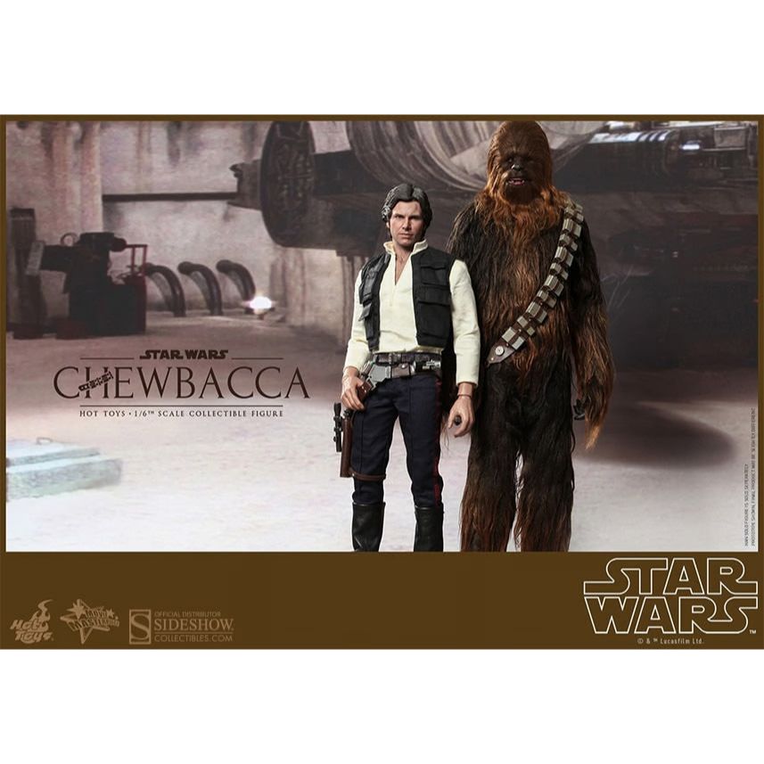 Hot Toys Star Wars: Han and Chewie with Heavy Blaster Action Figure MMS263